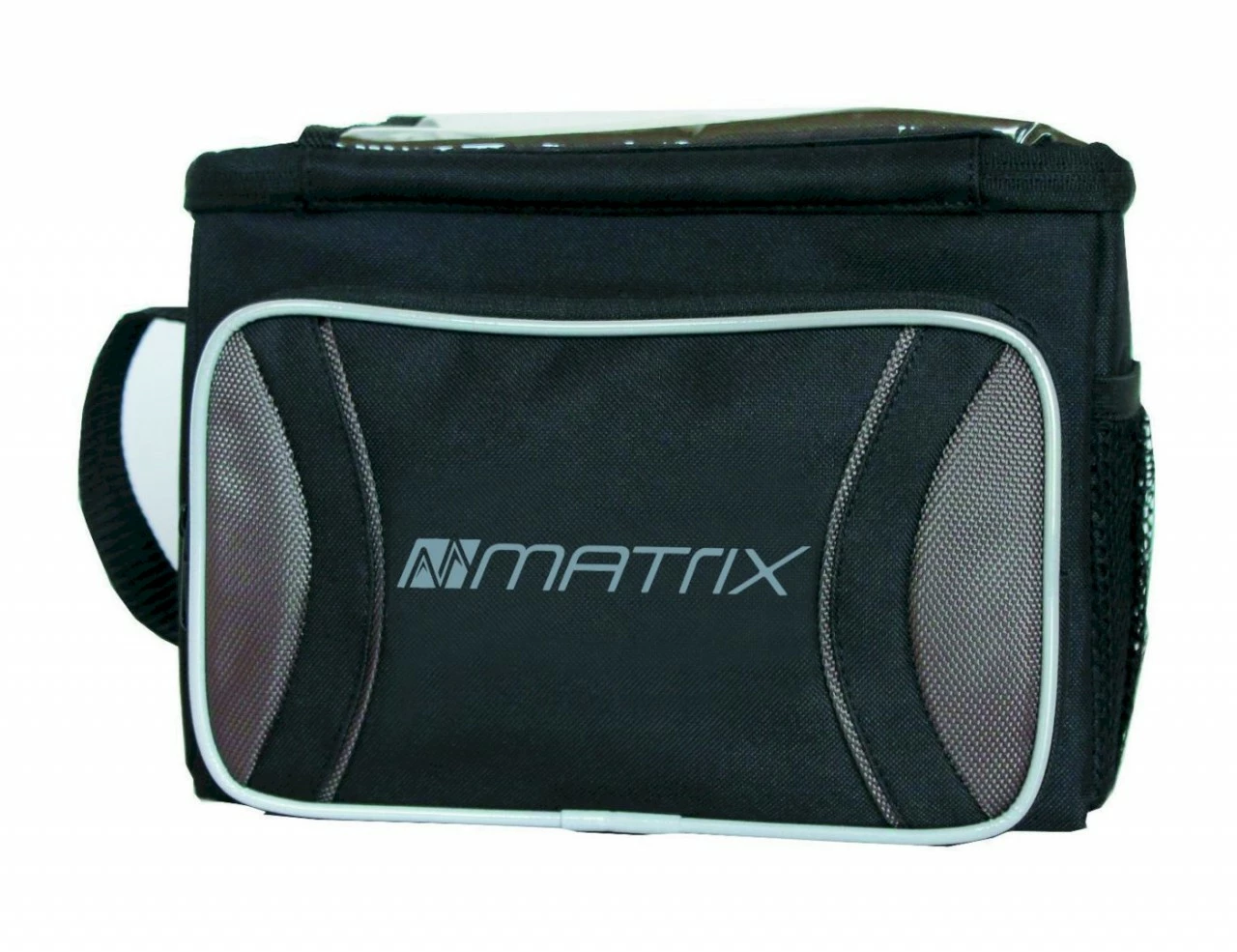 Matrix Lenkertasche 6 Liter Schwarz Grau 3 Matrix Lenkertasche 6 Liter Schwarz Grau