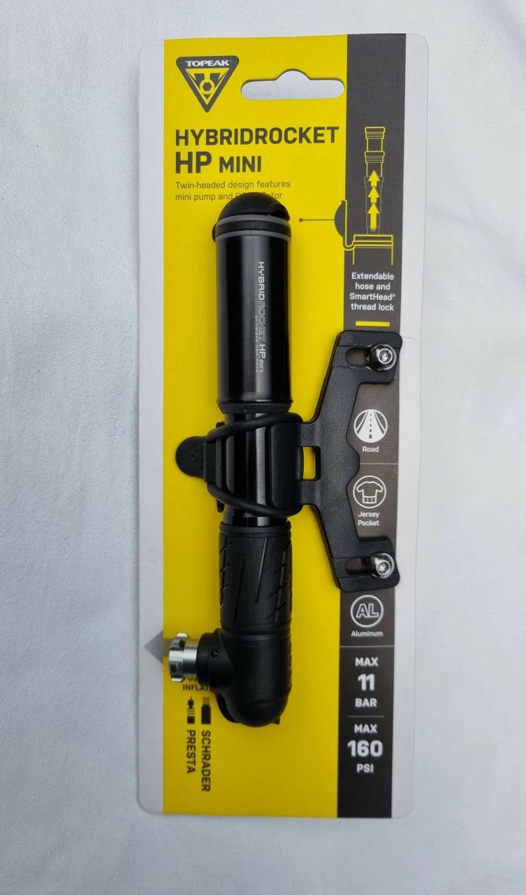 Topeak Hybrid Rocket HP Mini Fahrrad Minipumpe + CO2 Kartuschenpumpe Schwarz 4 Topeak Hybrid Rocket HP Mini Fahrrad Minipumpe + CO2 Kartuschenpumpe Schwarz – Bild 2