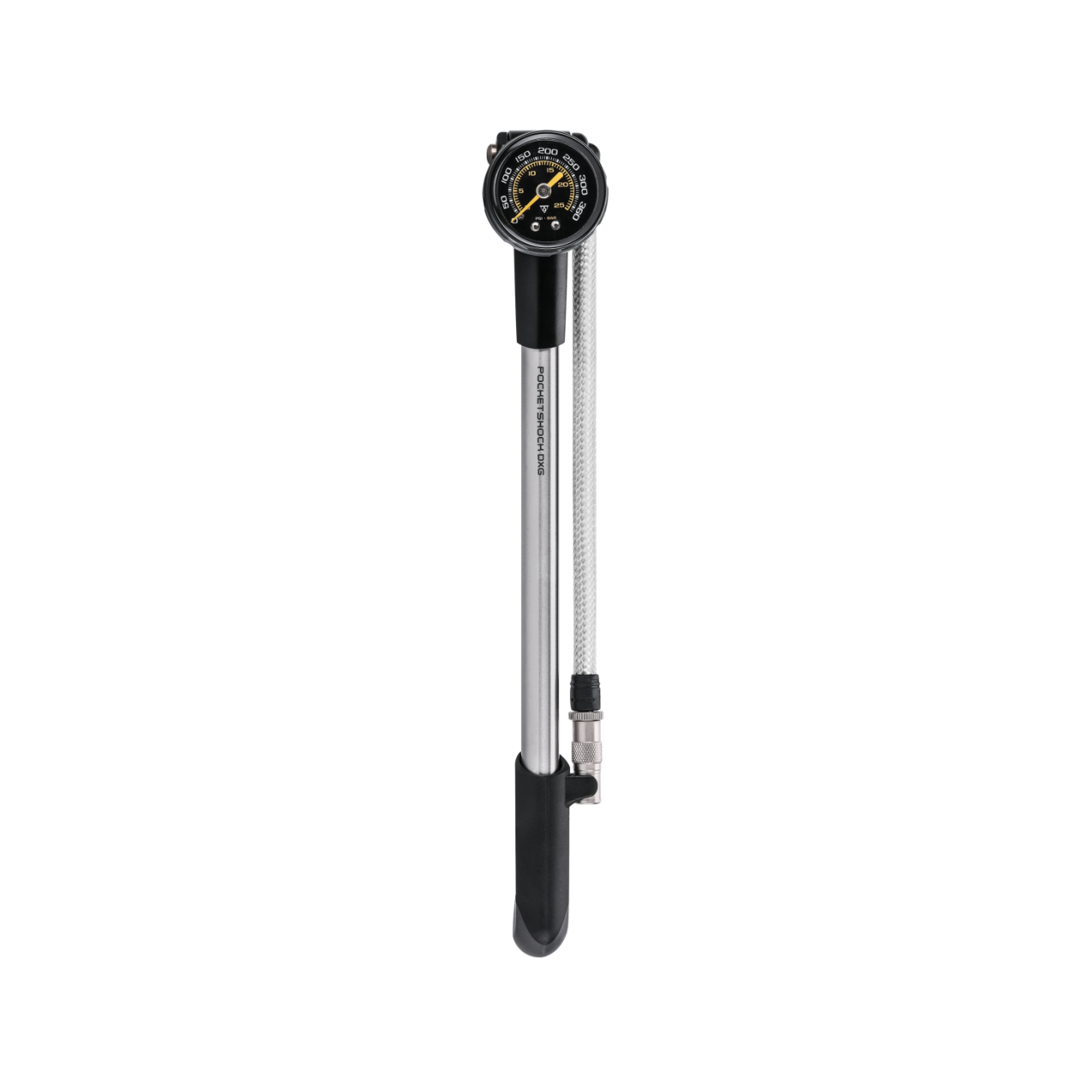 Topeak Pocket Shock DXG XL Mit Stahlflex-Schlauch Dämpferpumpe 3 Topeak Pocket Shock DXG XL Mit Stahlflex-Schlauch Dämpferpumpe