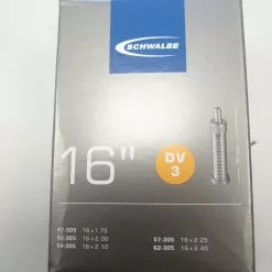 Schwalbe Fahrradschlauch DV Ventil Nr. 3 16" 32 Mm 47/62-305