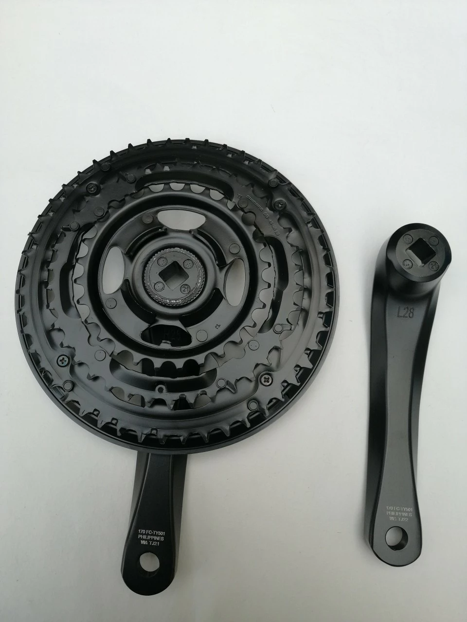 Shimano Kettenradgarnitur Tourney FCTY501 4-kant 48 X 38 X 28 Zähne/ 3x 6/7/8-fach 4 Shimano Kettenradgarnitur Tourney FCTY501 4-kant 48 X 38 X 28 Zähne/ 3x 6/7/8-fach – Bild 2