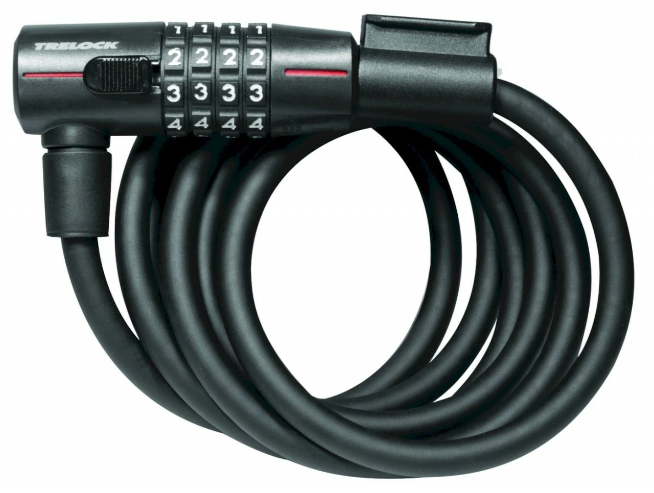 Trelock Spiralkabelschloss SK 312 Code Zahlenschloss 3 Trelock Spiralkabelschloss SK 312 Code Zahlenschloss