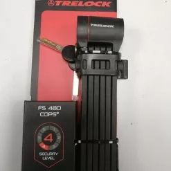 Trelock Faltschloss FS 480 Cops 100cm Fahrradschloss Abverkauf Gummihalter