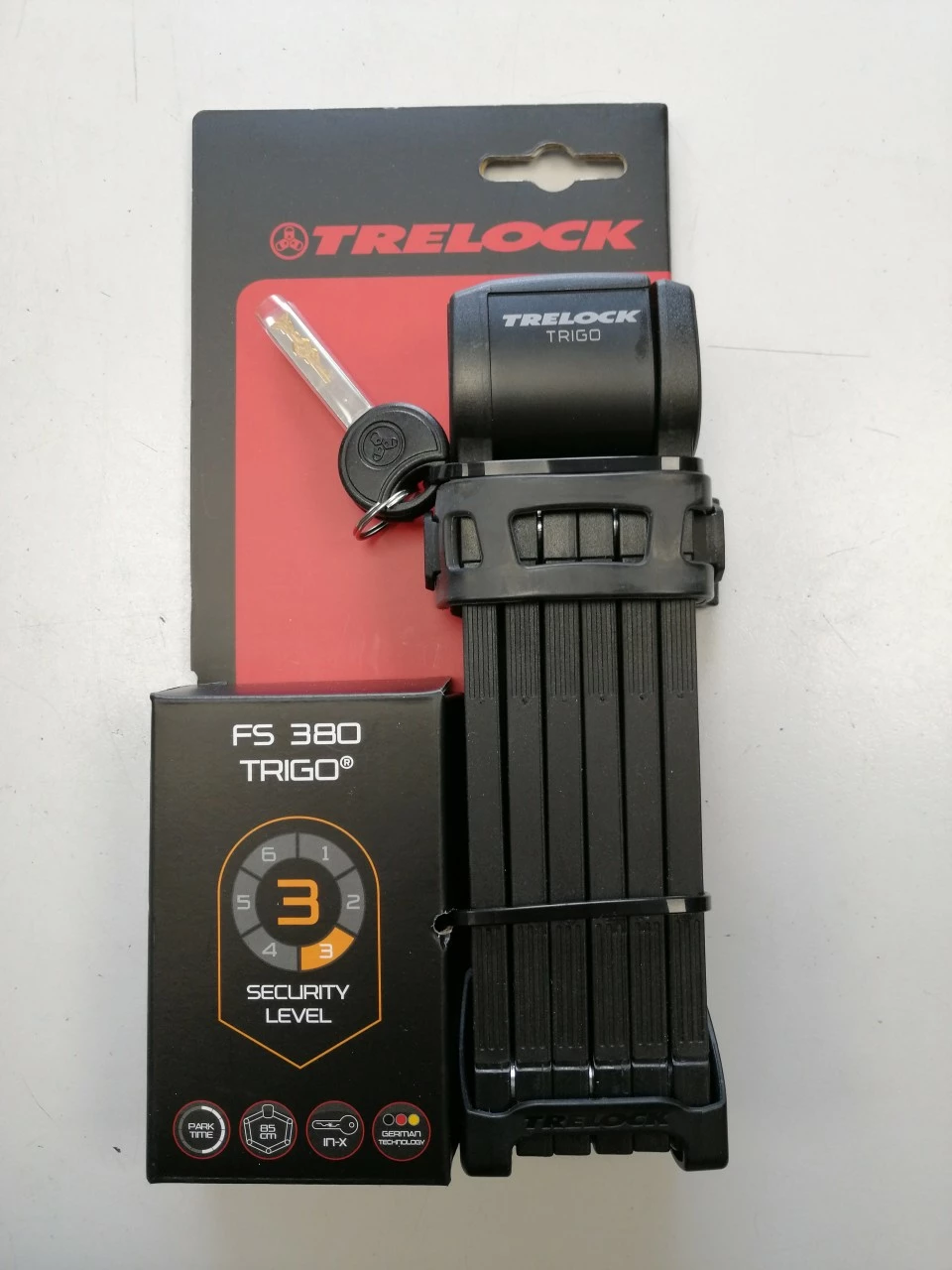 Trelock Faltschloss FS 380 Trigo 85cm A 5 Trelock Faltschloss FS 380 Trigo 85cm A – Bild 3