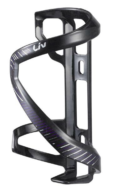 LIV By GIANT Liv Airway Comp Sidepull Flaschenhalter Links Schwarz Lila Silber 3 LIV By GIANT Liv Airway Comp Sidepull Flaschenhalter Links Schwarz Lila Silber