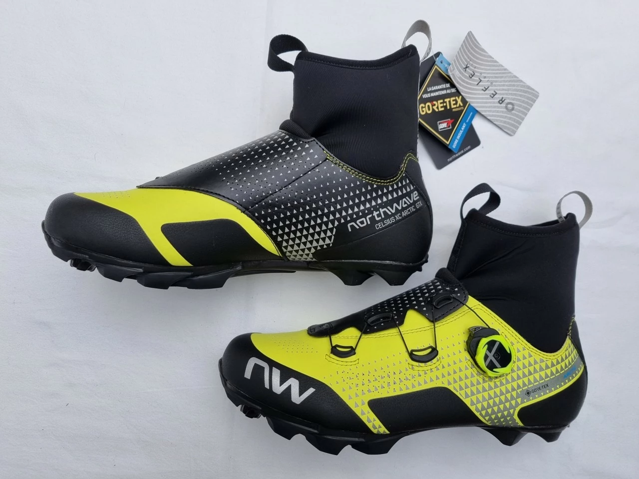 Northwave Celsius XC Arctic GTX Schwarz Neon Gelb Winter MTB-Schuh 2022/2023 3 Northwave Celsius XC Arctic GTX Schwarz Neon Gelb Winter MTB-Schuh 2022/2023
