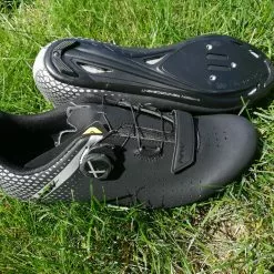 Northwave Core Plus 2 Wide Schwarz Silber Rennradschuh