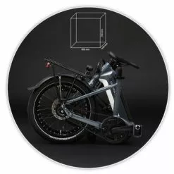 GUDEREIT EC-40 Evo Foldo 20” Schwarz Matt Faltrad