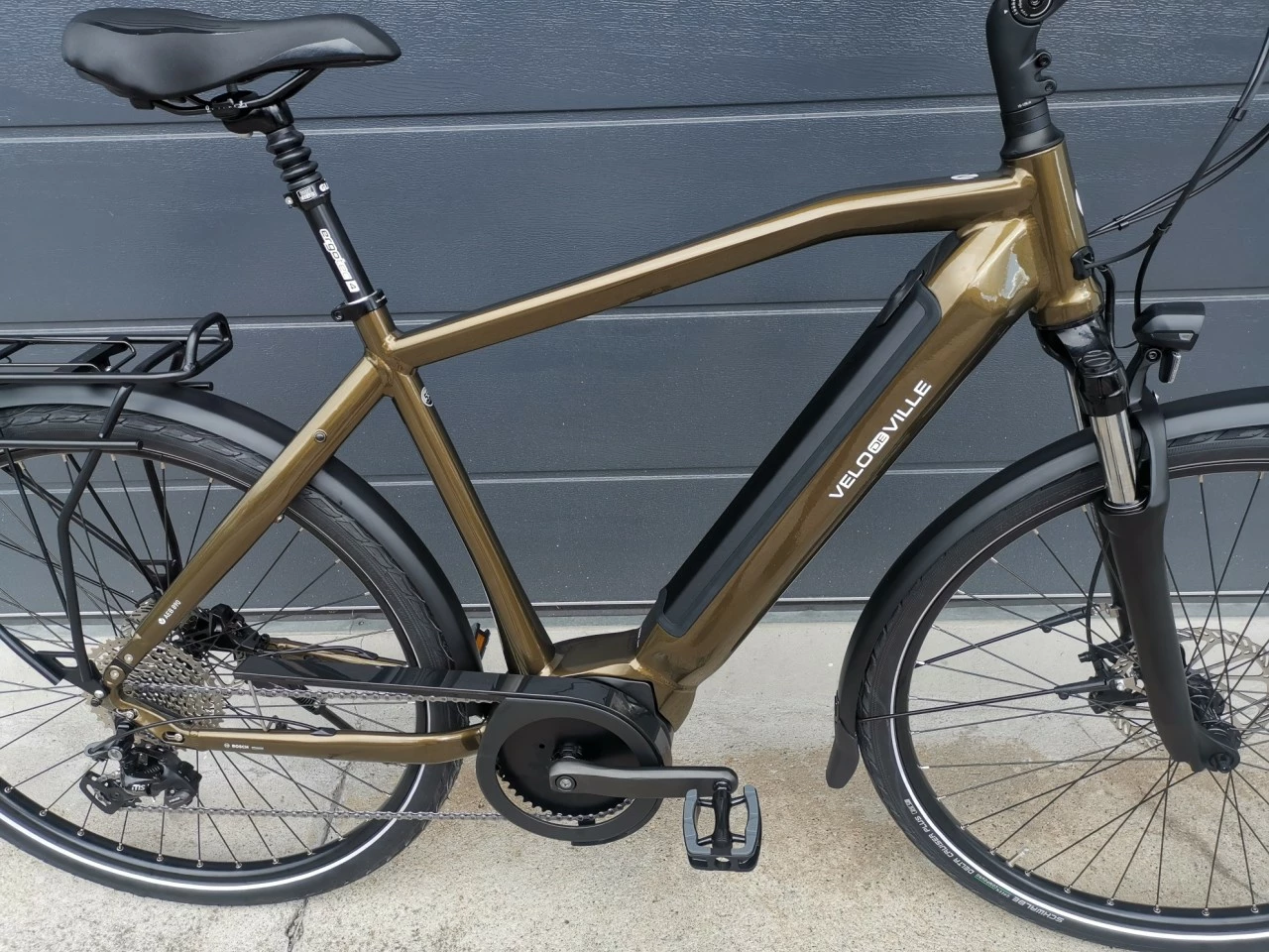 Vélo De Ville Velo De Ville AEB 890 HE 55 Cm Braun 625 WH 4 Vélo De Ville Velo De Ville AEB 890 HE 55 Cm Braun 625 WH – Bild 2