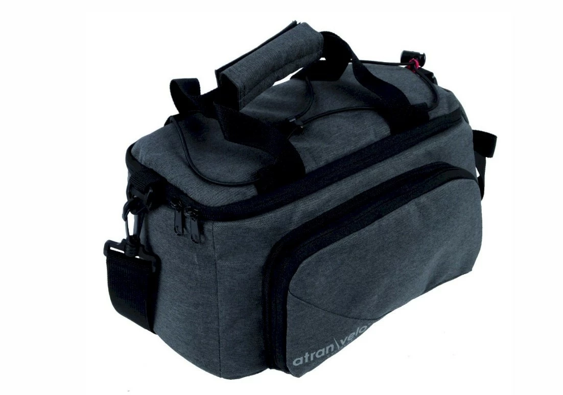 Atran Velo Gepäckträgertasche ZAP Top Bag Grau 10,5 Liter 3 Atran Velo Gepäckträgertasche ZAP Top Bag Grau 10,5 Liter