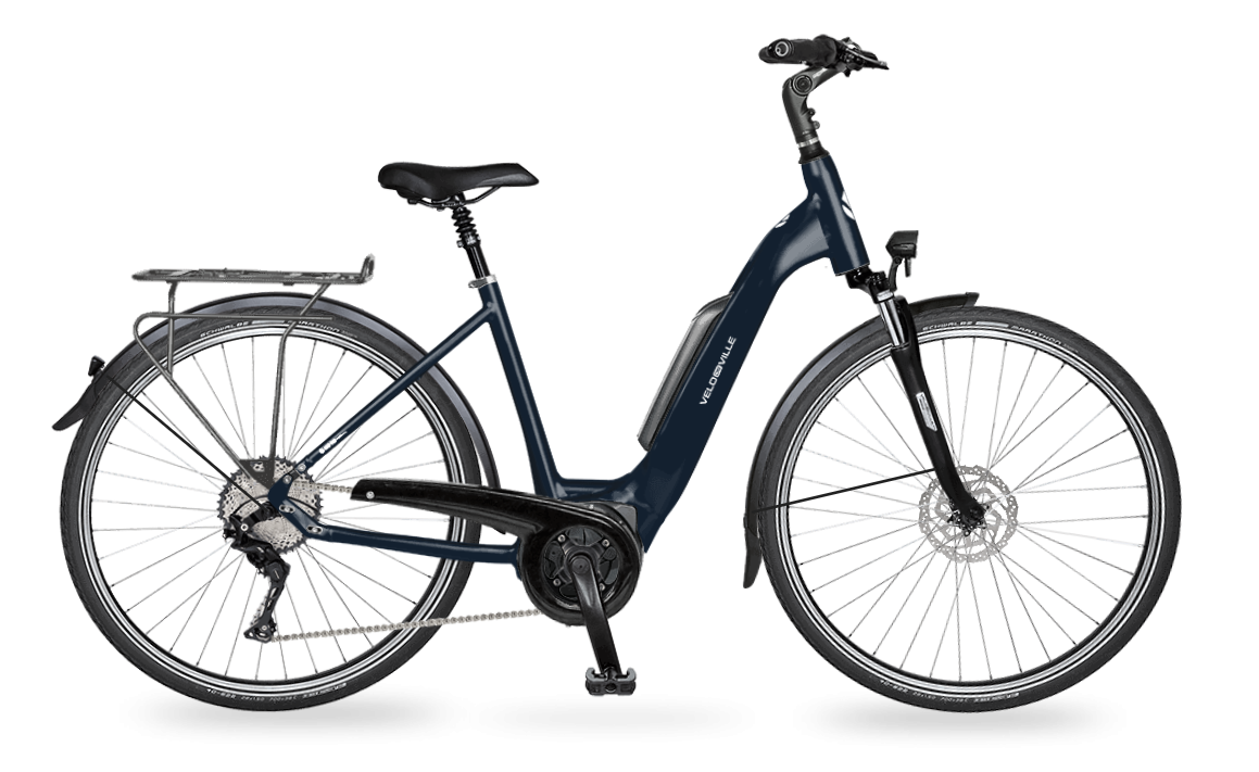 Vélo De Ville Velo De Ville AEB400 28" Wave Intra+ Night Blue 500 WH 55cm 3 Vélo De Ville Velo De Ville AEB400 28" Wave Intra+ Night Blue 500 WH 55cm