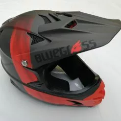 Bluegrass Intox Black Red Matt S 54-56cm Full Face Fahrradhelm