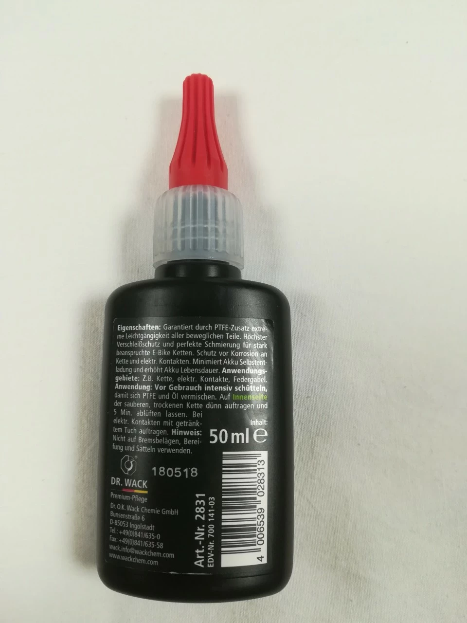 Dr. Wack F100 Kettenöl E-Bike 50 Ml Tropfflasche (100 Ml/ 19,98€) 3 Dr. Wack F100 Kettenöl E-Bike 50 Ml Tropfflasche (100 Ml/ 19,98€)