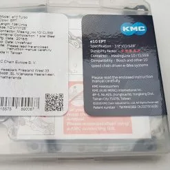 KMC Fahrrad Kette E10 EPT 10-fach 136 Glieder 1/2x11/128
