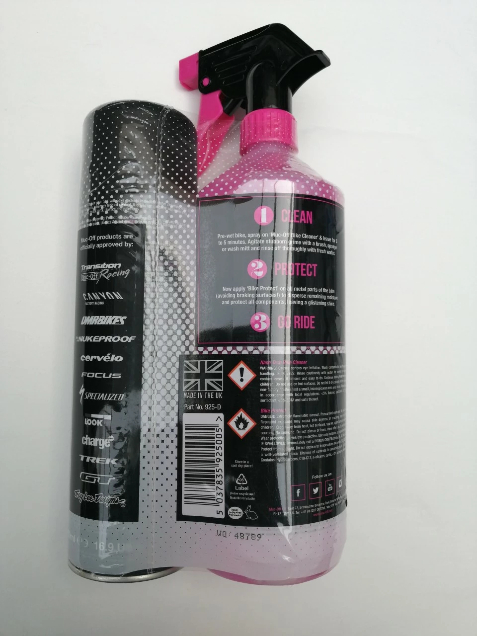 Muc-Off Reinigungsspray 1 Liter Und Pflegespray 500 Ml Duo Pack 4 Muc-Off Reinigungsspray 1 Liter Und Pflegespray 500 Ml Duo Pack – Bild 2