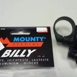 Mounty / Fahrradklingel / Billy / Schwarz / Mit Oversize Klemmung