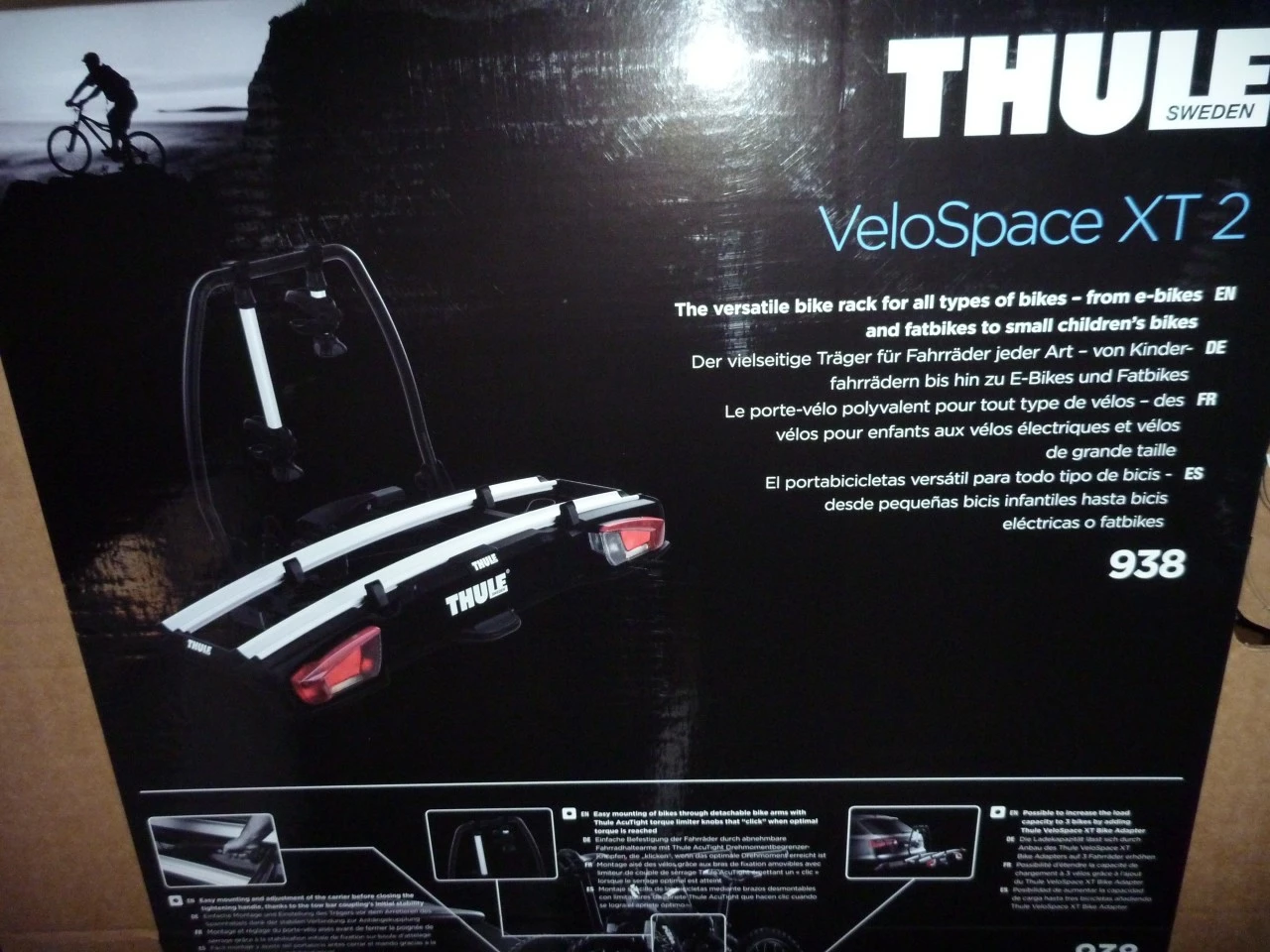 Thule Heckträger VeloSpace XT 2 Fahrräder 938 2 Thule Heckträger VeloSpace XT 2 Fahrräder 938