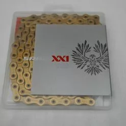 Sram Kette PC XX1 Eagle Hollow Pin 12f. Gold 126Glieder