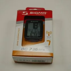 SIGMA Fahrradcomputer BC 7.16 ATS Schwarz 07162 Kabellos Auslauf