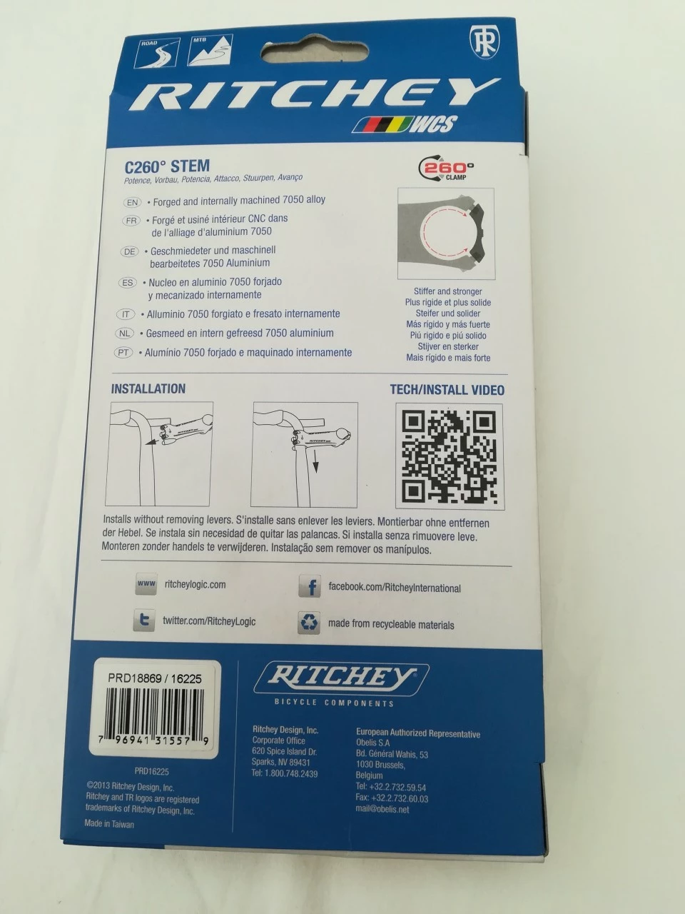 Ritchey WCS C260 STEM Vorbau 6 Grad Black 4 Ritchey WCS C260 STEM Vorbau 6 Grad Black – Bild 2