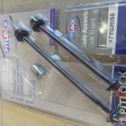 Pitlock Schnellspannachsen Set 03 Edelstahl Schwarz