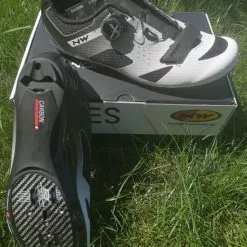 Northwave Storm Carbon Rennradschuh Weis Grau Größe 44