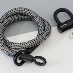 Tex-Lock Eyelet M 120cm, Grau Schwarz