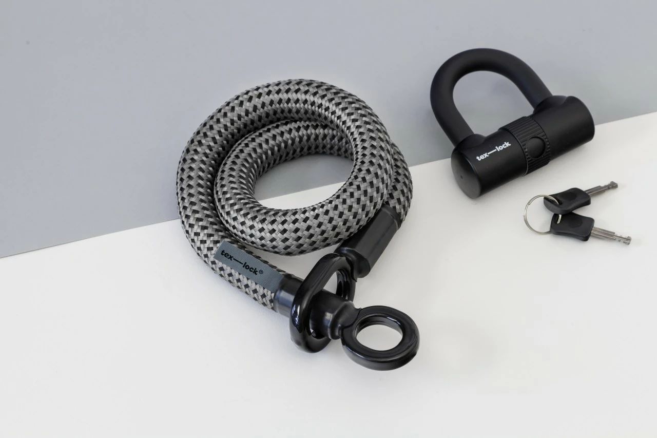 Tex-Lock Eyelet S 80 Cm, Grau Schwarz 3 Tex-Lock Eyelet S 80 Cm, Grau Schwarz