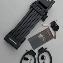 TRELOCK Faltschloss FS 200 TWO.GO Schwarz 100 Cm A