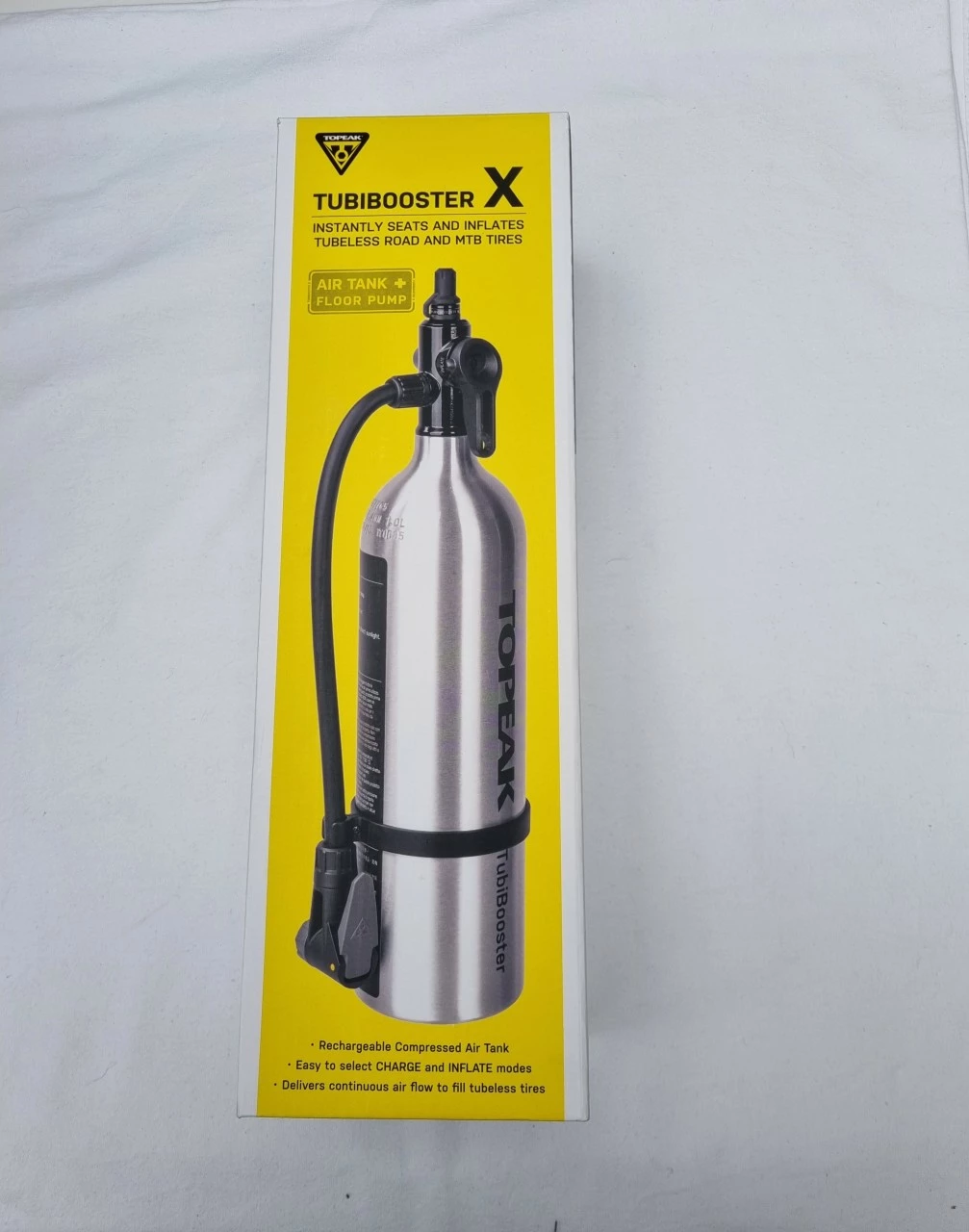 Topeak TubiBooster X Drucklufttank Für Tubeless 3 Topeak TubiBooster X Drucklufttank Für Tubeless