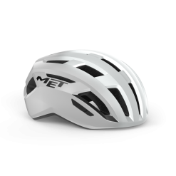 Met Vinci Mips Rennradhelm White Silver Glossy Gr. S